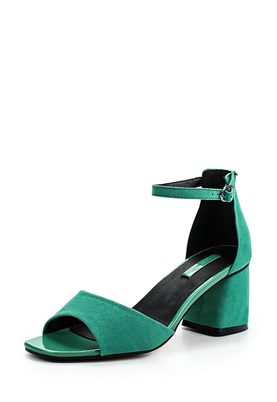 LOST INK  MACI LOW BLOCK HEELED SANDAL